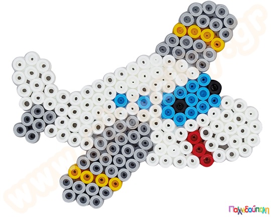 Σετ κατασκευών μεταφορικά μέσα 900 τμχ. χάντρες 10 mm