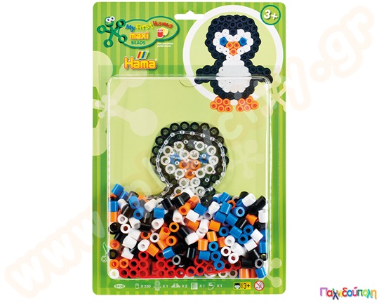 Σετ κατασκευής πιγκουινάκι με 250 τμχ. χάντρες 10 mm