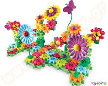 Εκπαιδευτικό Παιχνίδι STEM Gears! Gears! Gears! Λουλουδόκηπος με γρανάζια Σετ 116 τεμαχίων - Build and Bloom  Παιχνίδια Κατασκευών - Μαστορέματα