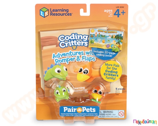 Εκπαιδευτικό Παιχνίδι Ρομποτικής Coding Critters Pair-a-Pets Adventures with Romper and Flaps