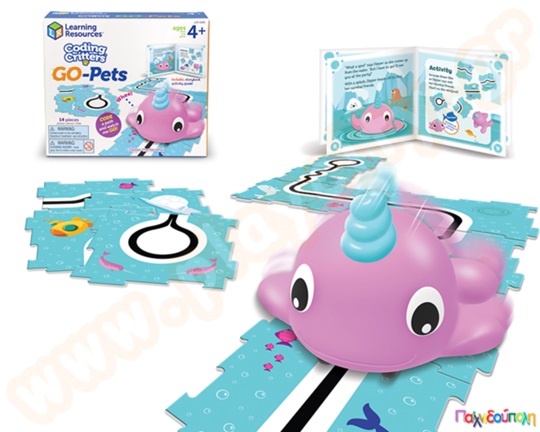 Εκπαιδευτικό Παιχνίδι Ρομποτικής Coding Critters Go Pets:  Dipper The Narwhal