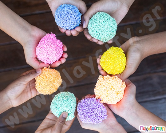 Εκπαιδευτικό Παιχνίδι Αισθήσεων Αφρώδης πλαστελίνη Playfoam Combo 8 τεμάχια