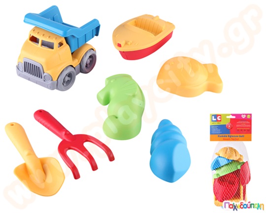 Παιχνίδια παραλίας σετ 7 τεμάχια