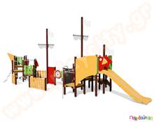 Κέντρο παιδικής χαράς "πειρατικό καράβι"  Ξύλινα Κέντρα Παιδικής Χαράς