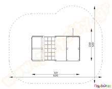 Σύστημα παιδικής χαράς "Πυροσβεστική"  Ξύλινα Κέντρα Παιδικής Χαράς