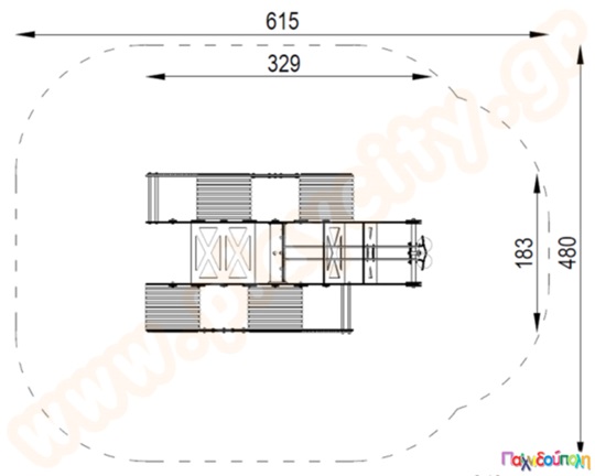 Σύστημα παιδικής χαράς γερανός
