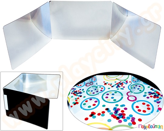 Τριπλός καθρέφτης βιβλίο 14x20εκ.