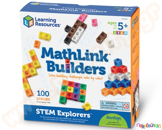 Εκπαιδευτικό Παιχνίδι STEM Παιχνίδι κατασκευών και μαθηματικών Σετ 100 τεμαχίων