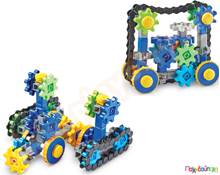 Εκπαιδευτικό Παιχνίδι STEM Gears! Gears! Gears! Κατασκευή ρομπότ με γρανάζια Σετ 108 τεμαχίων Treadmobiles  Παιχνίδια Κατασκευών - Μαστορέματα