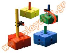 Διαδρομές Ισορροπίας Τετράγωνα τούβλα στήριξης  Διαδρομές ισορροπίας