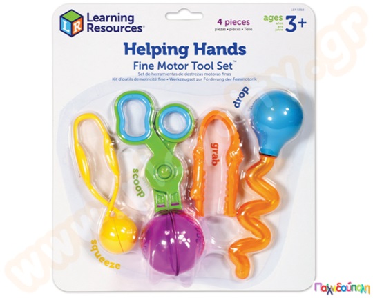 Εκπαιδευτικά εργαλεία λεπτής κινητικότητας Σετ 4 τεμαχίων