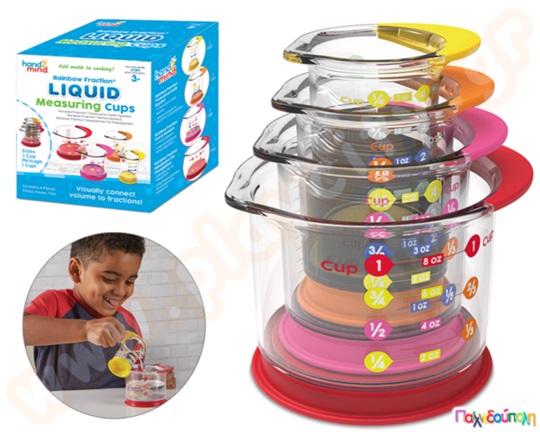 Εκπαιδευτικό παιχνίδι STEM Δοσομετρητές Σετ 4 κυπελλάκια