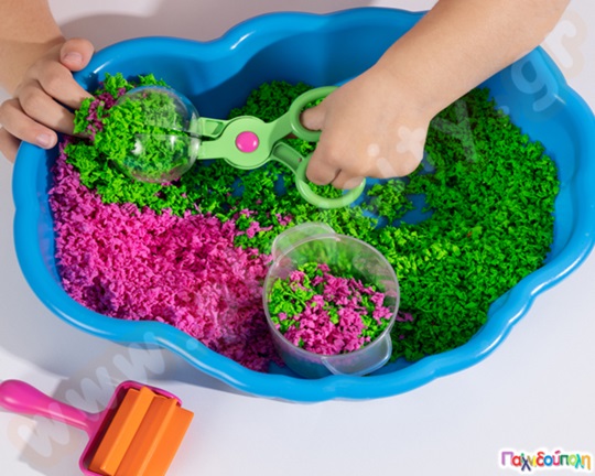 Εκπαιδευτικό παιχνίδι STEM  Σταθμός Αισθητηριακής Ολοκλήρωσης με αφράτη πλαστελίνη Playfoam Pluffle