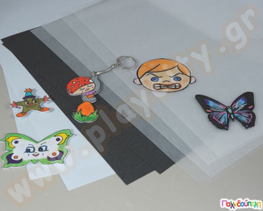 Διαφανές θερμοσυρικνούμενο χαρτί / Shrink Paper 20x30 εκ. σετ 5 τμχ.