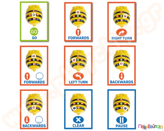 BeeBot – Κάρτες ακολουθίας A6