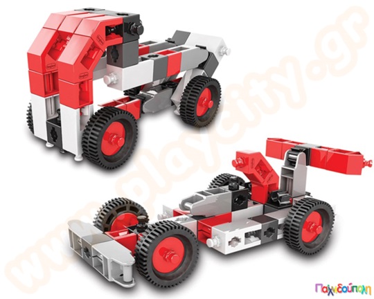 Παιχνίδι Κατασκευών Creative Builder Κατασκευή οχημάτων Σετ 10 μοντέλα