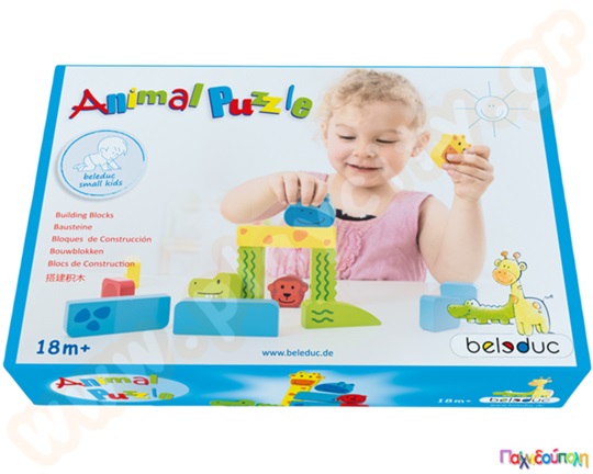 Παζλ χαρούμενα ζώα 14 τεμάχια