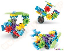 Εκπαιδευτικό Παιχνίδι STEM Gears! Gears! Gears! Κατασκευή αεροπλανάκια με γρανάζια Σετ 44 τεμαχίων FlightGears  Παιχνίδια Κατασκευών - Μαστορέματα