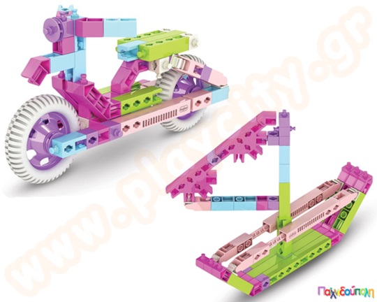 Παιχνίδι Κατασκευών Creative Builder Κατασκευές για κορίτσια Σετ 25 μοντέλα