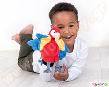 Λούτρινος παπαγάλος γαντόκουκλα  Γαντόκουκλες Κουκλοθεάτρου