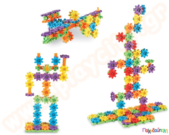 Εκπαιδευτικό Παιχνίδι Κατασκευών STEM με Γρανάζια Σετ 150 τεμαχίων