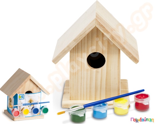 Ξύλινο σπιτάκι για πουλιά