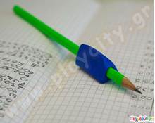 Τριγωνική λαβή γραφής 3,4 εκ. (Μολυβοδαχτυλήθρα)  Μαρκαδόροι