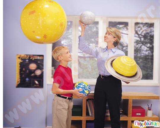 Εκπαιδευτικό παιχνίδι STEM Φουσκωτό Ηλιακό Σύστημα Σετ 11 πλανήτες