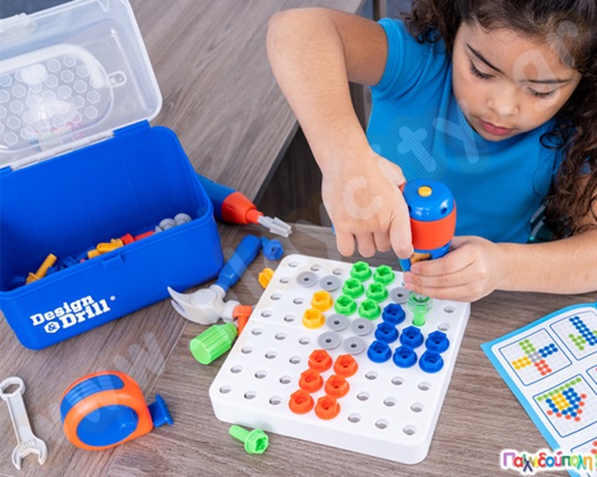 Εκπαιδευτικό παιχνίδι STEM Design and Drill Εργαλειοθήκη Toolbox