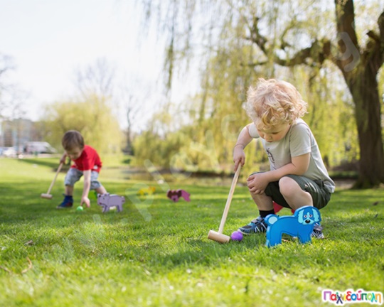 Κροκέ με σκυλάκια - Crocket Jr. - Dogs