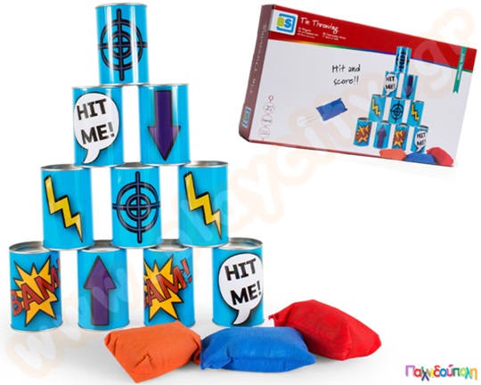 Παιχνίδι στόχου με τενεκεδάκια