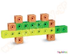 Εκπαιδευτικό Παιχνίδι STEM Κύβοι μαθηματικών Dino Time Σετ 115 τεμαχίων  Εκπαιδευτικά Παιχνίδια με Αριθμούς - Νομίσματα