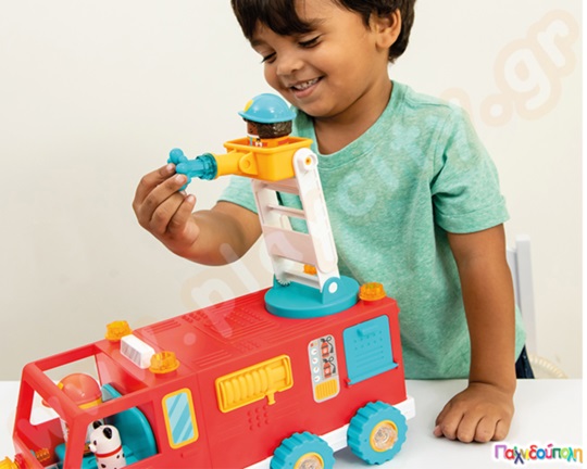 Εκπαιδευτικό παιχνίδι STEM Design and Drill Πυροσβεστικό όχημα Bolt Buddies Fire Truck