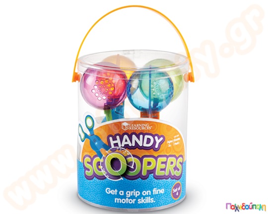 Εκπαιδευτικό παιχνίδι STEM Κουτάλες λεπτής κινητικότητας Σετ 4 τεμαχίων Handy Scoopers