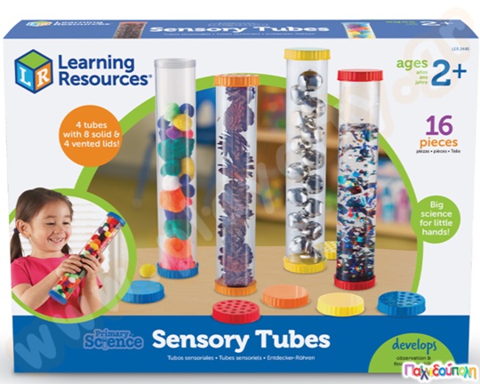 Εκπαιδευτικό παιχνίδι STEM Αισθητηριακοί σωλήνες Σετ 4 τεμαχίων