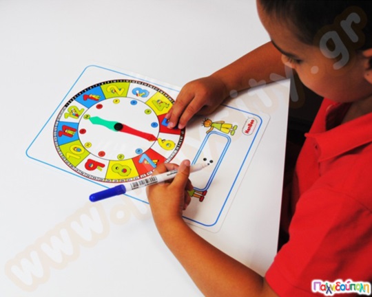 Αναλογικό ρολόι με τις φυλές του κόσμου