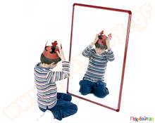 Καθρέφτης με πλαίσιο αλουμινίου 100x65 εκ.  Αύθραστοι Καθρέφτες - Αναστημόμετρα