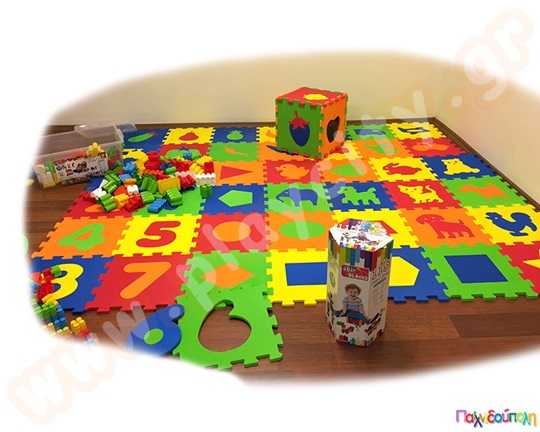 Ελαστικές πλάκες EVA με ζωάκια