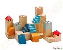 Οικοδομικό υλικό με χρωματιστά κομμάτια Plan Toys  Ξύλινα Παιχνίδια Κατασκευών με Τουβλάκια