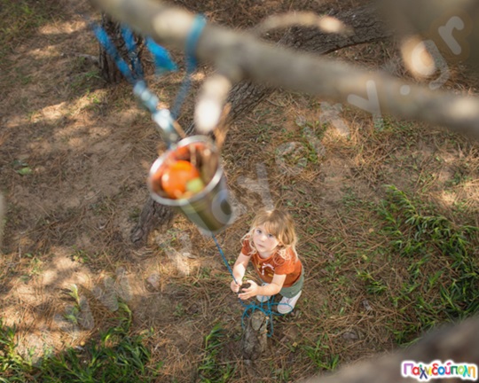 Σετ σχοινιά με τροχαλία
