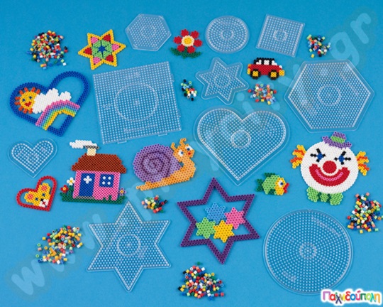 Κάδρο μεγάλο εξάγωνο διαφανές για χάντρες 5 mm HAMA