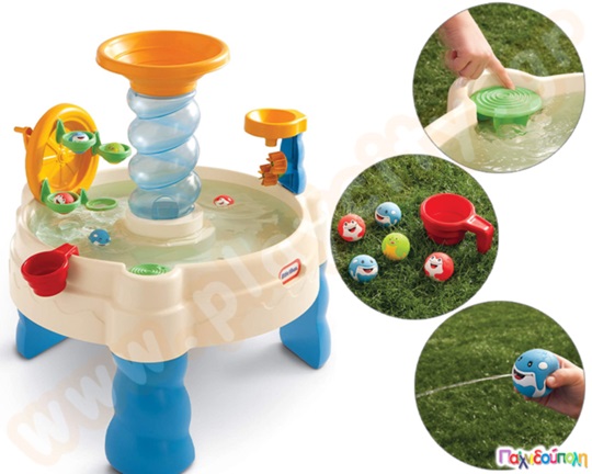 Τραπέζι νερού περιστρεφόμενο τούνελ Little Tikes