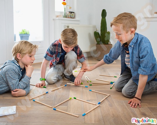 Παζλ Με Σπίρτα Και Κάρτες