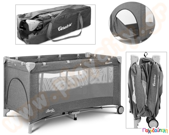 Παρκοκρέβατο πτυσσόμενο 2 επιπέδων