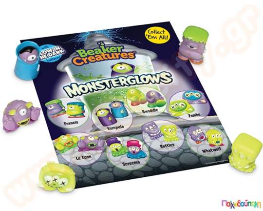 Εκπαιδευτικό παιχνίδι STEM Τερατάκια πειραμάτων Monsterglows - Beaker Creatures