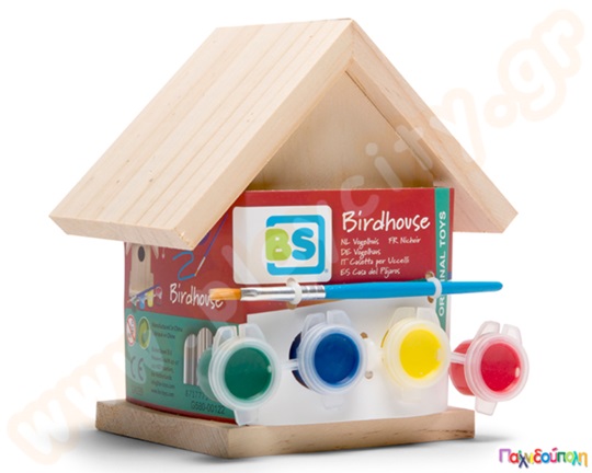 Ξύλινο σπιτάκι για πουλιά