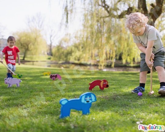 Κροκέ με σκυλάκια - Crocket Jr. - Dogs