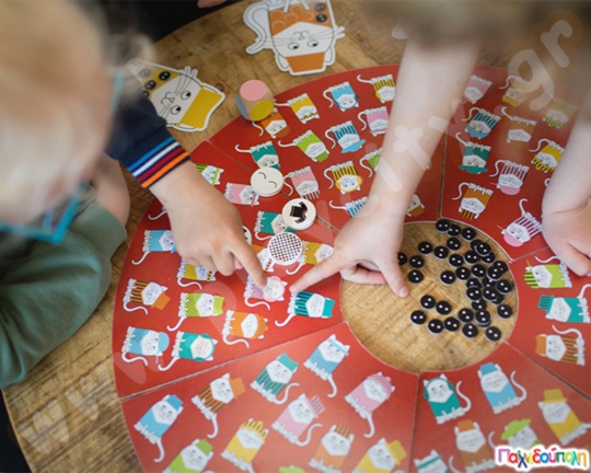 Επιτραπέζιο παιχνίδι γατούλες με καπέλα