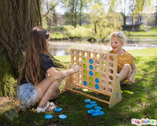 Γιγάντιο σκορ 4 ξύλινο στη σειρά - Score 4