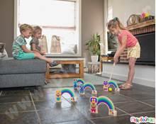 Ξύλινο Κροκέ Ουράνιο Τόξο - Crocket Rainbow  Ομαδικά Παιχνίδια